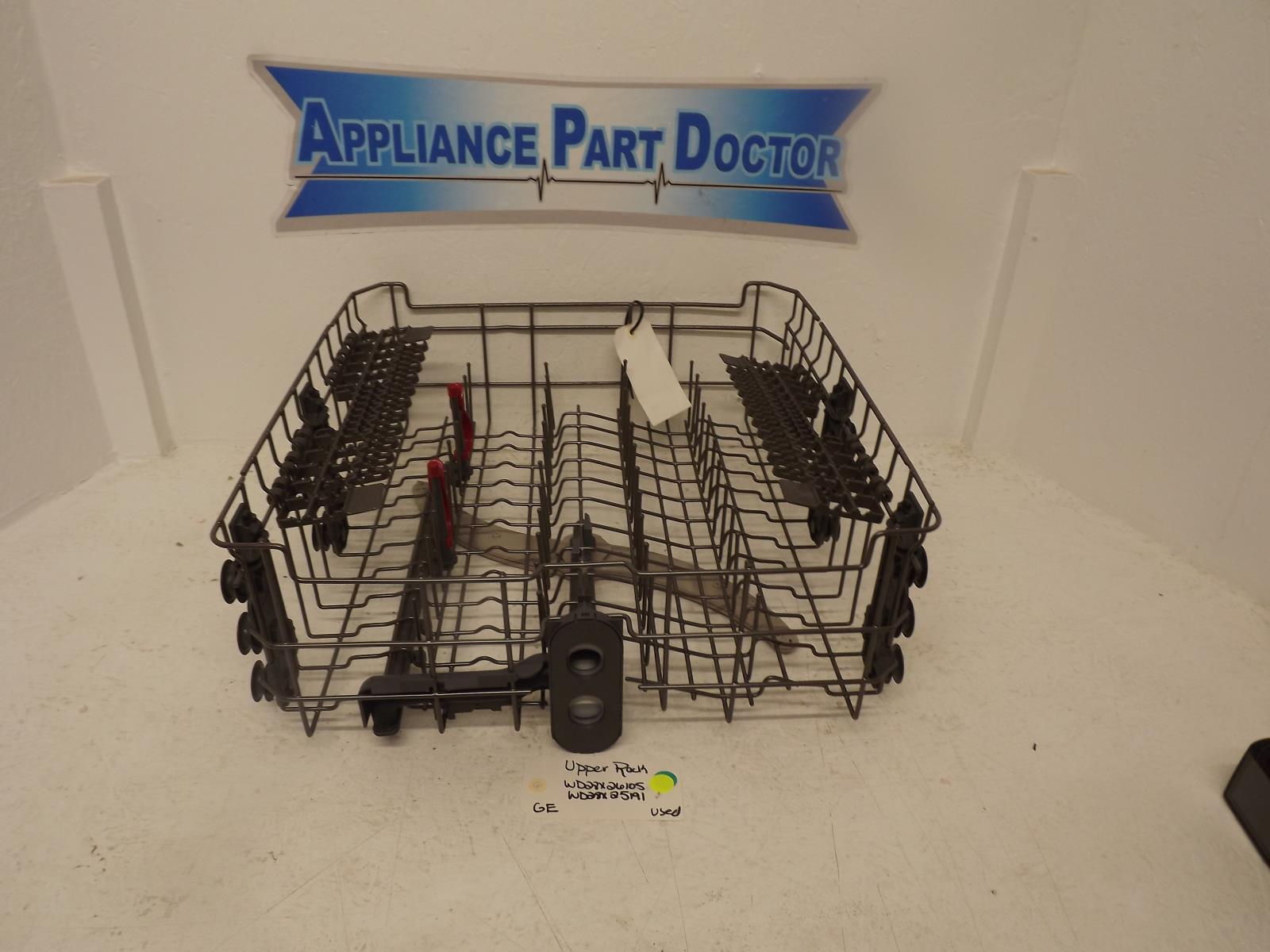 GE Dishwasher WD28X26105 WD28X25191 Upper Rack Used GE Dishwasher WD28X26105 WD28X25191 Upper Rack Used